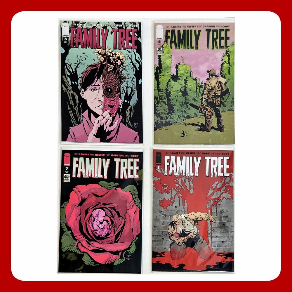 Family Tree #5-8 Comic Book Lot Set Jeff Lemire Phil Hester Image Comics Brand